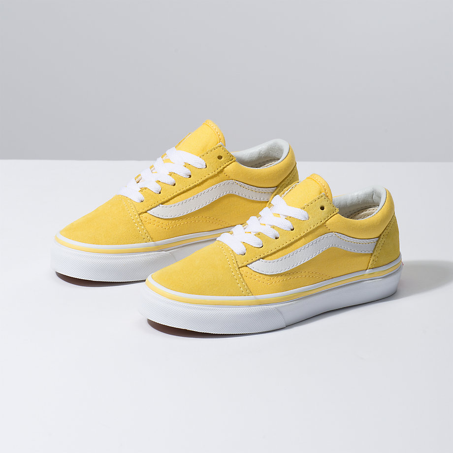 Vans Erkek Çocuk Spor Ayakkabı Old Skool Altın/Beyaz | 69987-968